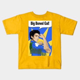 Big Boned Gal Kids T-Shirt